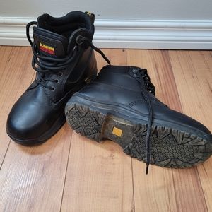 Dr. Martens steel toed boots